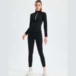 Ensemble de sudations femme amincissante 2 pices pour fitness sport jogging col montant