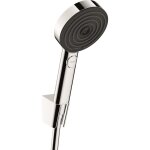 Ensemble support mural et douchette 105 3jet relaxation avec flexible 160 cm chrom� hansgrohe pulsify ...