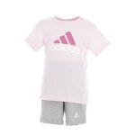 Ensemble survtement - adidas - garon - rose - manches courtes - multisport