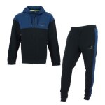 Ensemble de surv�tement ea7 emporio armani - noir / bleu - manches longues - multisport - homme