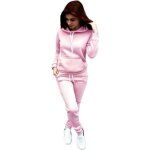 Ensemble survtement femme casual - lh0507wt154 - rose - manches longues - respirant