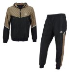 Ensemble de surv�tement helvetica oregon - r�f. oregon - black - brown. couleur : noir marron. d�tails ...