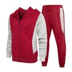 Ensemble de survêtement homme rouge - sweat capuche et pantalon de jogging sport - manches longues - ... Ensemble de survêtement homme rouge - sweat capuche et pantalon de jogging sport - manches longues - ...