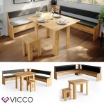 Ensemble table et bancs en angle vicco roman banc de cuisine banc avec coffre banc de salle  manger ...