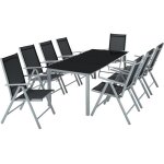 Ensemble table et chaises de jardin - tectake - ensemble de repas extrieur pompeii pour 8 personnes ...