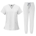 Ensemble uniformes - non spécifié - blouse uniforme médical - haut et pantalon blanc - unisexe - adulte ... Ensemble uniformes - non spécifié - blouse uniforme médical - haut et pantalon blanc - unisexe - adulte ...