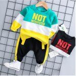 Ensemble de vêtements pour bébés filles et garçons - vert - t - shirt + pantalon - automne et printemps ... Ensemble de vêtements pour bébés filles et garçons - vert - t - shirt + pantalon - automne et printemps ...