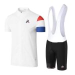 Ensemble de v�tement cycliste homme - teune - manches courtes - blanc - vtt