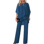 Ensemble de vetements femme - costume de soire cocktail bal - 3 / 4 manches et taille haute - tenue ...