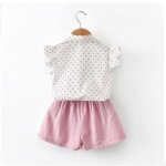Ensembles de vêtements pour filles pour enfants vêtements dété pour bébés filles robe courte Ensembles de vêtements pour filles pour enfants vêtements dété pour bébés filles robe courte