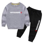 Ensemble v�tement gar�on - multisport - pull et pantalon - taille elastique - gris