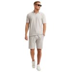 Ensemble de vetement homme t - shirt et short 2 pices et respirant quotidien vacances