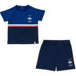 Ensemble de vêtements - equipe de france - minikit fff - t - shirt + short - bébé garçon - coton Ensemble de vêtements - equipe de france - minikit fff - t - shirt + short - bébé garçon - coton