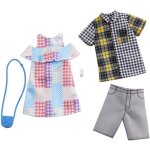 Ensemble de vêtements de mode à carreaux pour poupées barbie mattel ghx72 Ensemble de vêtements de mode à carreaux pour poupées barbie mattel ghx72