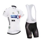 Ensemble de v�tements de v�lo pour hommes - marque - mod�le - manches courtes - blanc - respirant