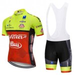 Ensemble de v�tements de v�lo pour hommes - marque - mod�le - manches courtes - jaune - vtt