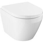 Ensemble wc suspendu compact - sortie horizontale - sans bride - grohe euro ceramic triple vortex (102 ...