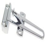 Entreb�illeur de s�curit� modern pour porte � recouvrement chrom� - socona - pr1