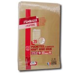 Enveloppes - kraft arm� - 280x375mm - auto adh�sive - a soufflets - lot de 25 - gpv