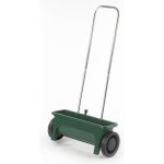 Epandeur à gazon - semoir - 450mm - capacité 12l - ouverture réglable - vert Epandeur à gazon - semoir - 450mm - capacité 12l - ouverture réglable - vert