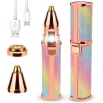 pilateur 2 en 1 - zgeer - rasoir lectrique femme - led - rechargeable - tanche