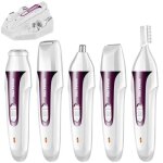pilateur lectrique pilation 5 en 1 femme hair remover rechargeables rasoir dame rasage pilation impermabl ...
