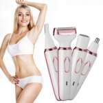 Epilateur electriquefemme visage corps sans fil rasoir tondeuse nez sourcils bikini maillot flawless ...
