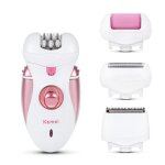 pilateur lectrique rasoir 4 en 1bikini tondeuse femme jambe brosse d?exfoliation coffret pilation ...