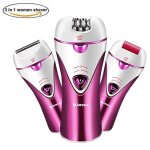 pilateur lectrique sans fil 3 en 1 pour femmes - swarey - violet - pilation rasage et correction de ...
