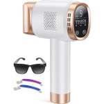 pilateur lumire pulse - aminzer - ipl pilateur laser - 9 niveaux - 3 fonctions - 999900 flashes