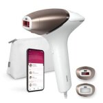 pilateur  lumire pulse - philips - lumea srie 8000 senseiq bri945 - blanc et rose