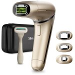 Epilateur  lumire pulse silkn 7 - double lampe  tte rotative - 600. 000 flash - 3 embouts de zone ...