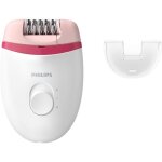 pilateur philips satinelle essential - rose blanc - 15 v - conception ergonomique - autonomie 40 min ...
