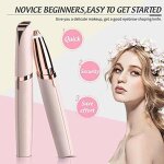 �pilateur facial - onever - �lectrique - rouge - rechargeable - �pilation sans douleur