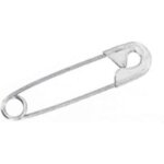 Epingles à nourrice argent 27 cm 144 pièces Epingles à nourrice argent 27 cm 144 pièces