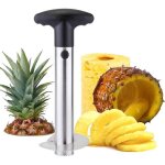 pluche - ananas - ystp - plucheur trancheur en acier inoxydable - poigne amovible - compatible lave ...