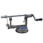 pluche pomme poire 3 en 1 ple tranche vide avec ventouse - gris - linxor