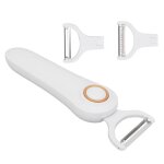 Epluche pomme de terre lectrique rechargeable zerone - lame en acier inoxydable - bonne prise en main ...