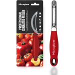 �plucheur � l�gumes - microplane - double dent� - acier inoxydable - ergonomique - 19l x 2. 5l cm