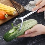 Éplucheur à légumes - zerodis - hb042 - alliage de zinc - poignée ergonomique - design contemporain Éplucheur à légumes - zerodis - hb042 - alliage de zinc - poignée ergonomique - design contemporain
