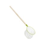 Epuisette - goki - filet � papillons - manche en bois naturel - maille fine - ergonomique