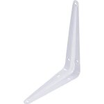 Équerre détagère - kraftmann - 80833 - charge maximale 30 kg - blanc - tôle dacier Équerre détagère - kraftmann - 80833 - charge maximale 30 kg - blanc - tôle dacier