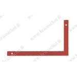 Equerre de ma�on - outifrance - r�f 1168 - angle de mesure 90� - acier laqu�