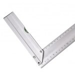 �querre de menuisier en aluminium 250 mm avec niveau � bulle