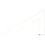 Equerre - minerva - 60� - bord droit - 25cm - qualit� optique transparent