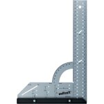 Equerre multifonction - wolfcraft - 300 mm - angle et niveau - gris et noir