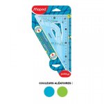 Equerre - scolaire - 60 et 45 - 2 en 1 - plastique - incassable - maped