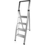 Facilitys escabeau marchepied pliable en aluminium - 4 marches - ultra l�ger gain de place antid�rapant ...