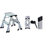 Escabeau en aluminium - wedo - 2x 2 marches - capacit� 150 kg