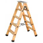 Escabeau double plans outifrance - 8832050 - compas rigide - 4 marches